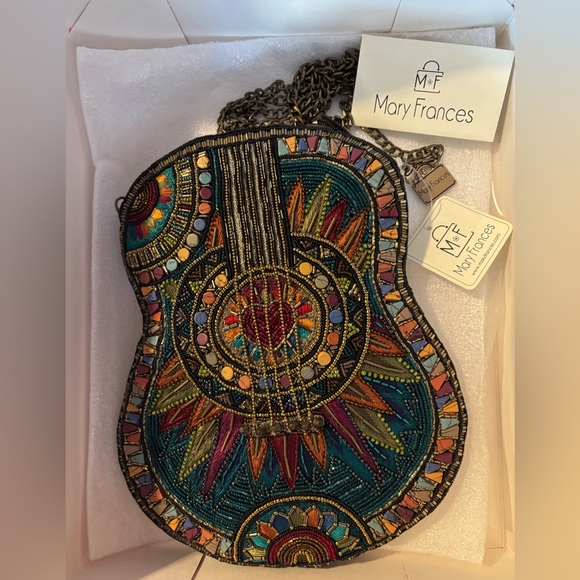 Mary Frances Handbags - Mary Frances Multicolor Guitar Crossbody Bag